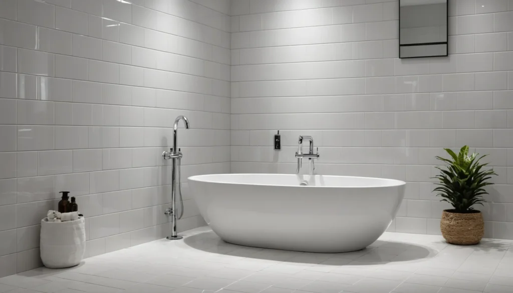 blanchir les joints de salle de bain