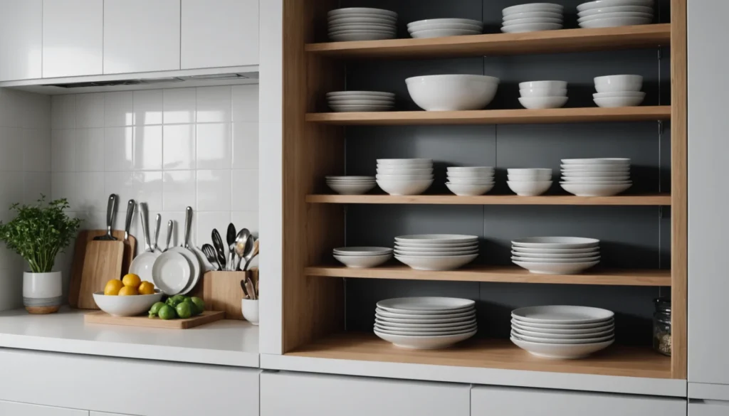 rangement des assiettes